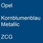 Preview: Opel, Kornblumenblau Metallic, ZCG.